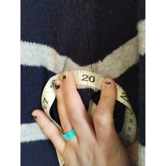 Free For All blue and white strip sweater - Picture 5 of 5